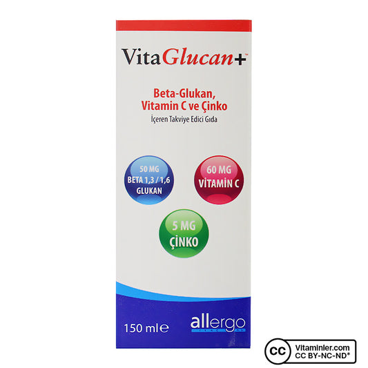 Allergo VitaGlucan Beta-Glucan Vitamin Syrup 150 mL