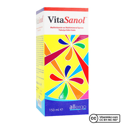 Allergo VitaSanol Multivitamin Syrup 150 mL
