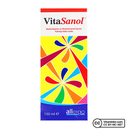 Allergo VitaSanol Multivitamin Syrup 150 mL