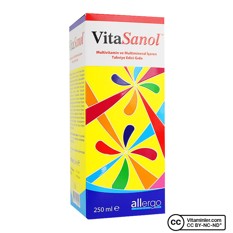 Allergo VitaSanol Multivitamin Syrup 250 mL
