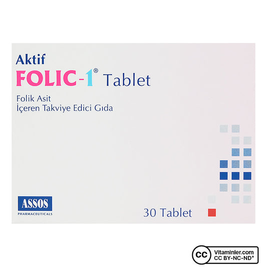 Assos Folic 1 30 Tablets