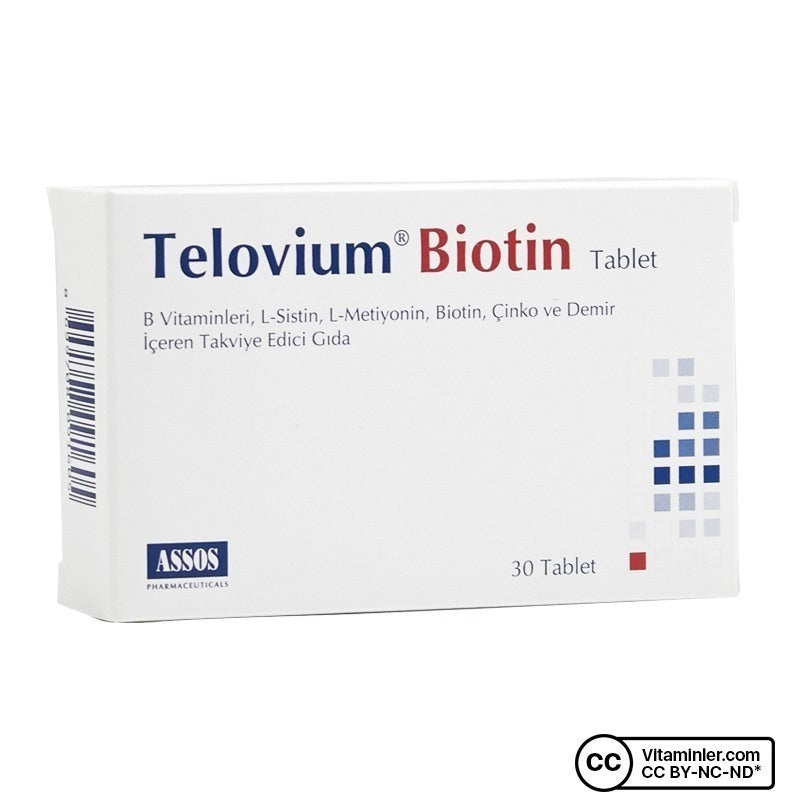 Assos Telovium Biotin 30 Tablets