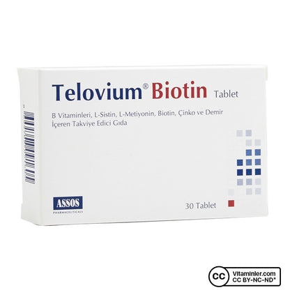 Assos Telovium Biotin 30 Tablets