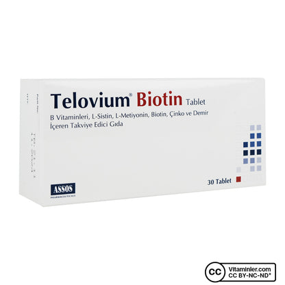 Assos Telovium Biotin 30 Tablets