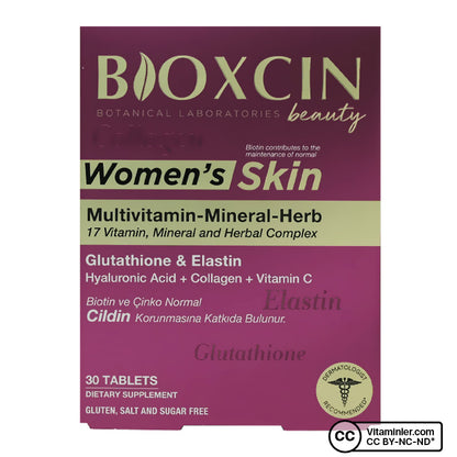 Bioxcin Women's Skin Multivitamin 30 Tablets
