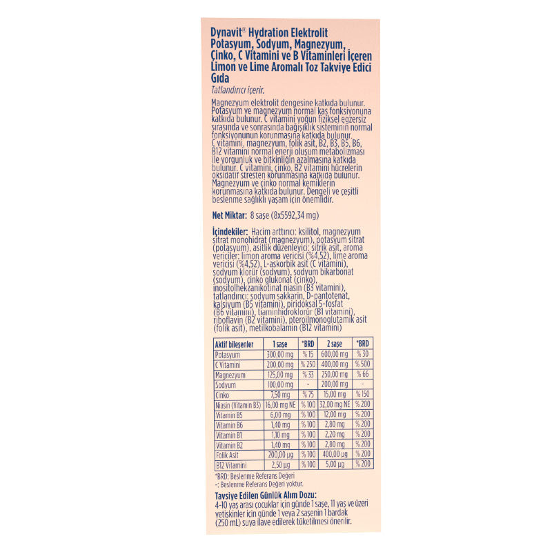 Dynavit Hydration Electrolyte 8 Sachets