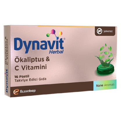 Dynavit Eucalyptus + Vitamin C 16 Lozenges