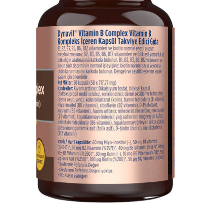 Dynavit Vitamin B Complex 50 Capsules