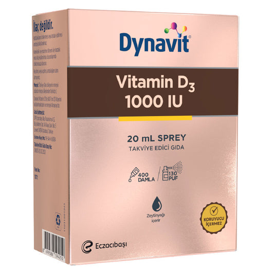 Dynavit Vitamin D3 1000 IU 20 mL Spray