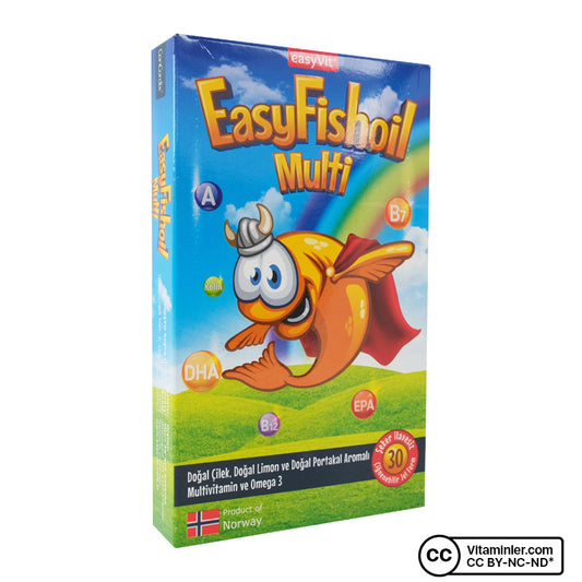 EasyVit EasyFishoil Multi + Omega 3 30 Chewable