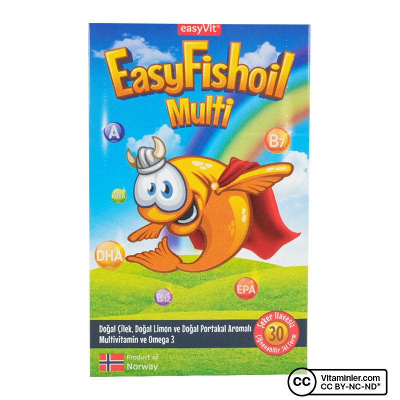 EasyVit EasyFishoil Multi + Omega 3 30 Chewable