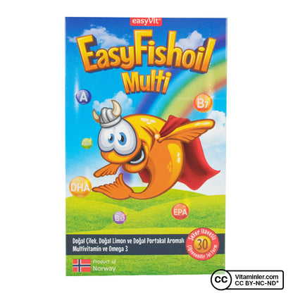 EasyVit EasyFishoil Multi + Omega 3 30 Chewable