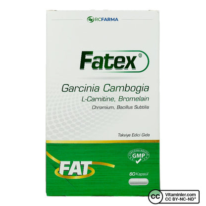 Fatex Garcinia Cambogia L-Carnitine - Chromium 60 Capsules