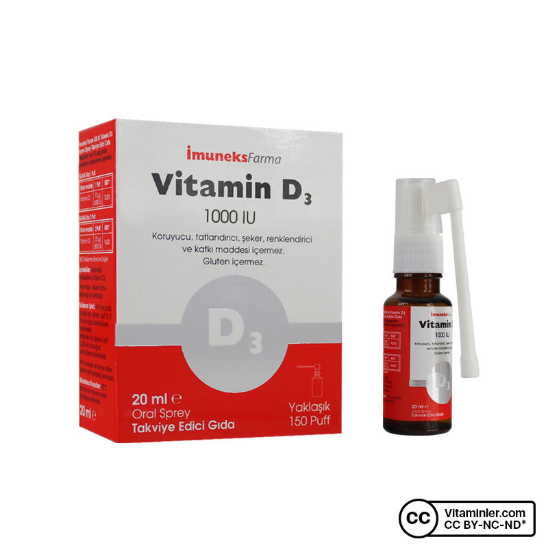 Imuneks Vitamin D3 1000 IU 20 mL Spray