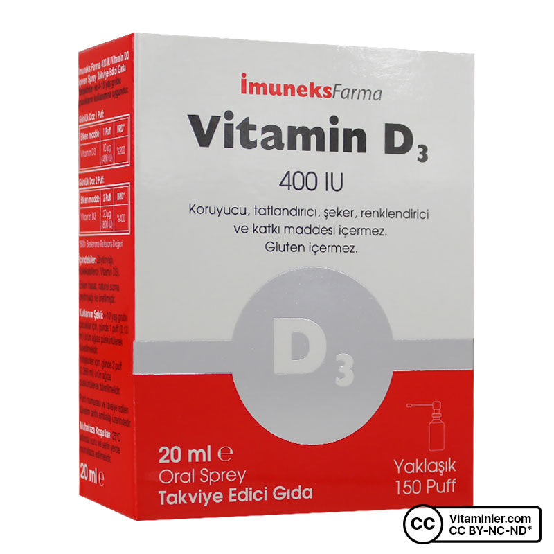 Imuneks Vitamin D3 400 IU 20 mL Spray