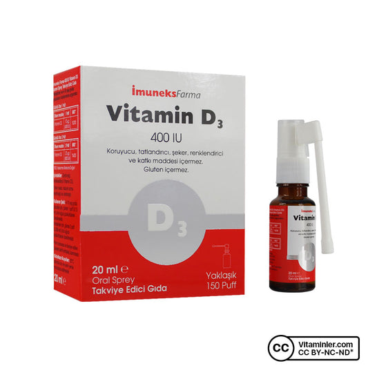 Imuneks Vitamin D3 400 IU 20 mL Spray