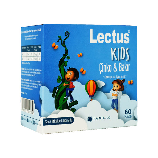 Lectus Kids Zinc Copper 60 Sachets
