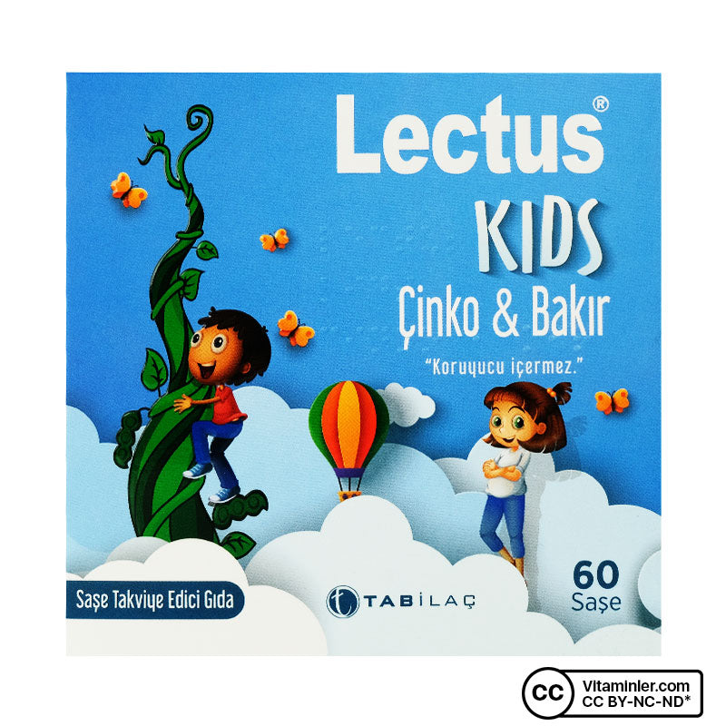 Lectus Kids Zinc Copper 60 Sachets