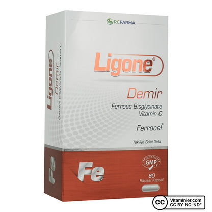 Ligone Iron 60 Capsules