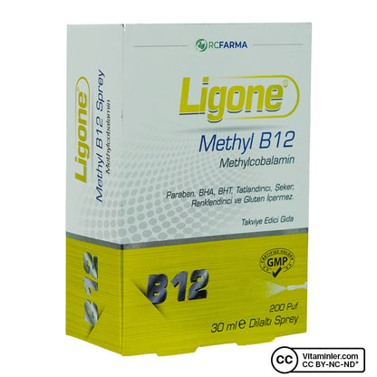 Ligone Methyl B12 Methylcobalamin Sublingual Spray 30 mL