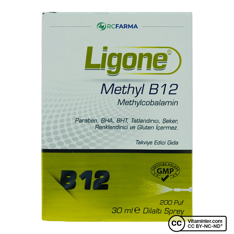 Ligone Methyl B12 Methylcobalamin Sublingual Spray 30 mL