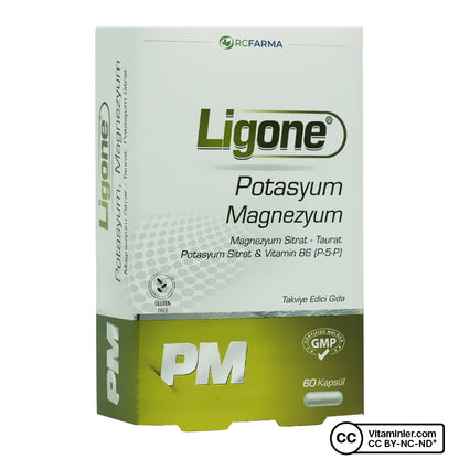 Ligone Potassium Magnesium 60 Capsules