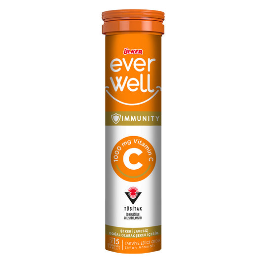 Ülker EverWell Vitamin C 15 Effervescent Tablets