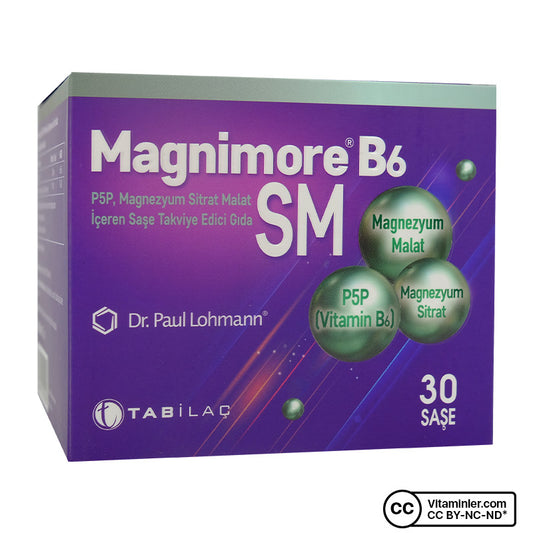 Magnimore Magnesium B6 SM 30 Sachets