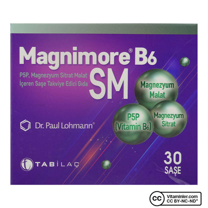 Magnimore Magnesium B6 SM 30 Sachets