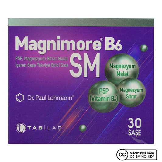 Magnimore Magnesium B6 SM 30 Sachets