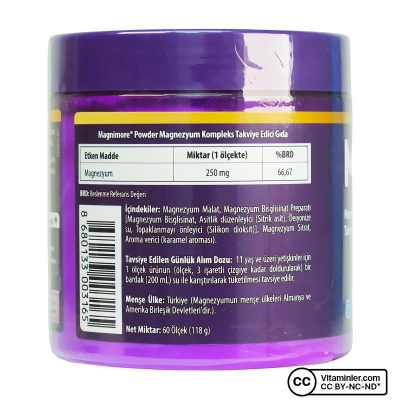 Magnimore Magnesium Complex Powder 118 Gr