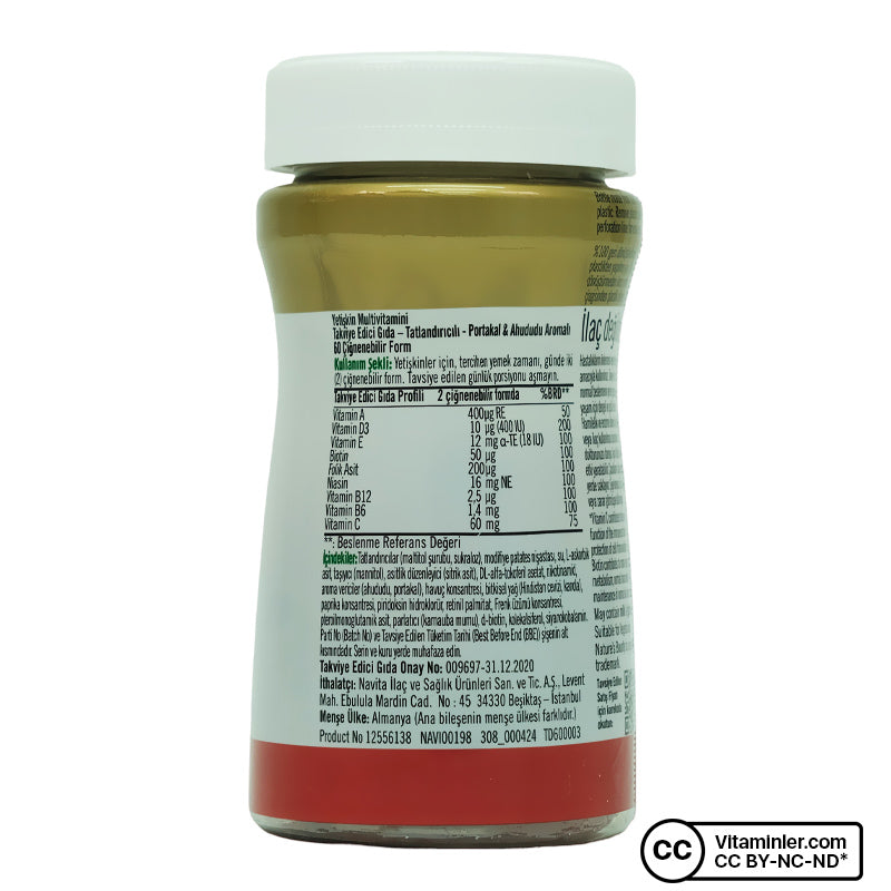 Nature's Bounty Adult Multivitamin Gummies with Vitamins C & D3 60 Chewable