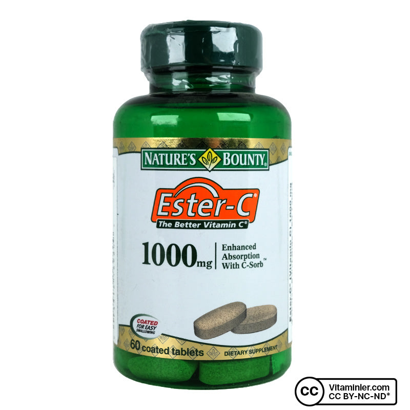Nature's Bounty Ester C 1000 mg 60 Tablets