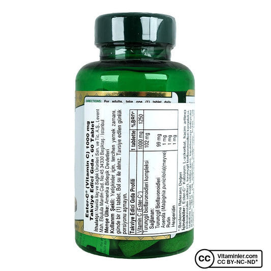Nature's Bounty Ester C 1000 mg 60 Tablets