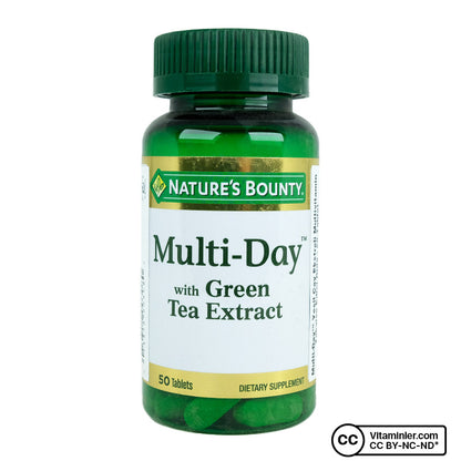 Nature's Bounty Multi-Day With Green Tea Extract 50 Tablets