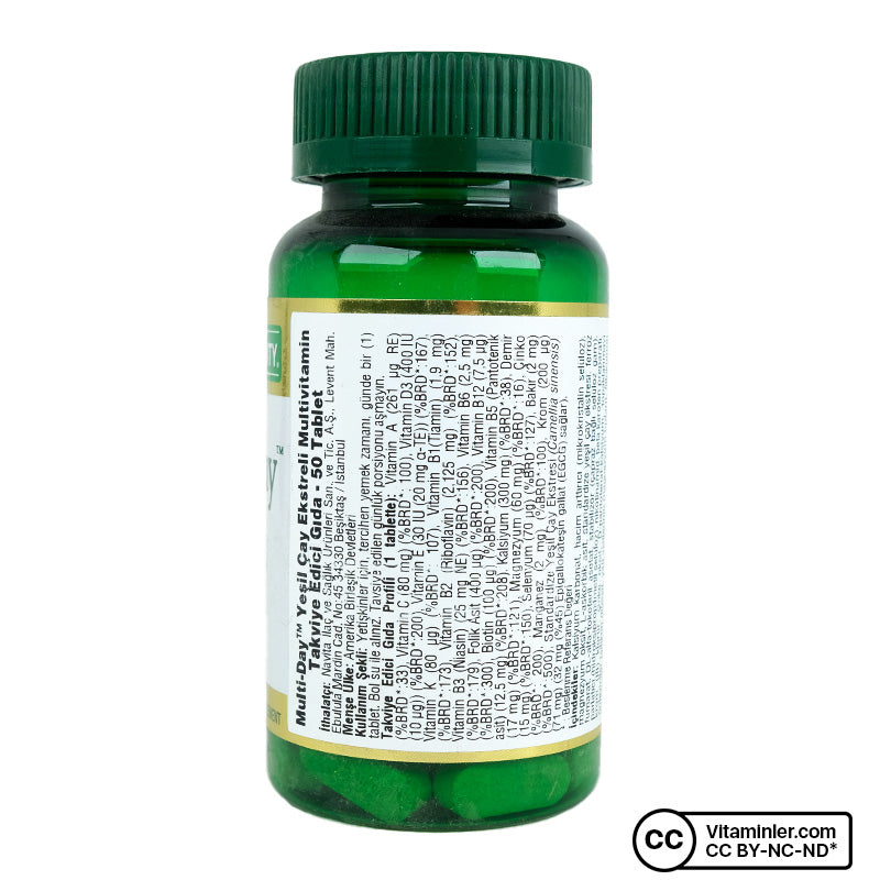 Nature's Bounty Multi-Day With Green Tea Extract 50 Tablets