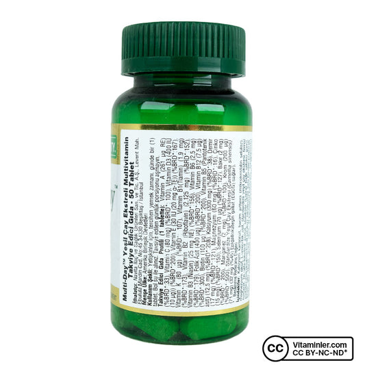 Nature's Bounty Multi-Day With Green Tea Extract 50 Tablets