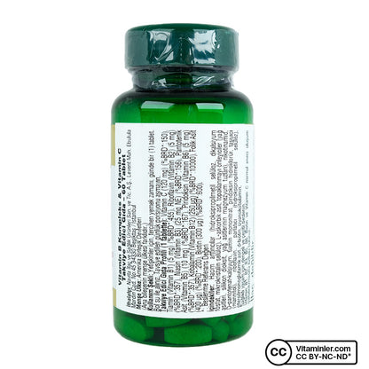 Nature's Bounty Vitamin B-Complex Plus Vitamin C 60 Tablets
