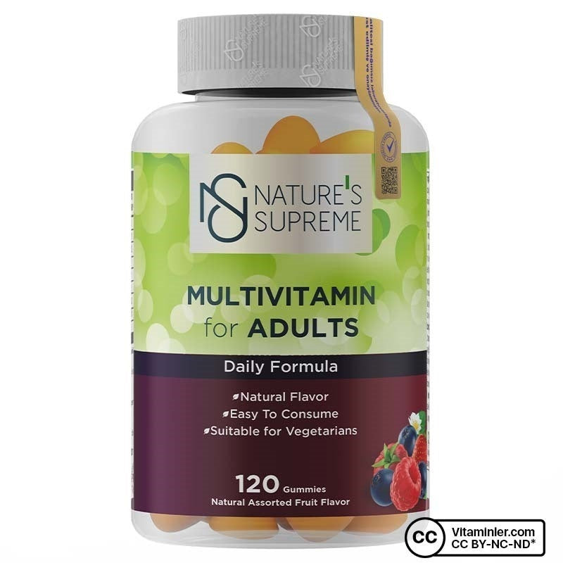 Nature's Supreme Multivitamin Gummies for Adults - 120 Chewable