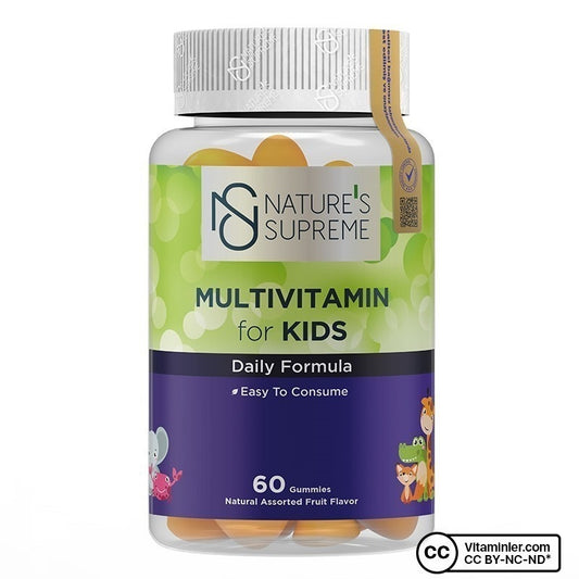 Nature's Supreme Multivitamin Gummies for Kids - 60 Chewable