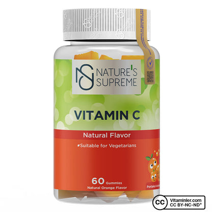 Nature's Supreme Vitamin C Gummies - 60 Chewable