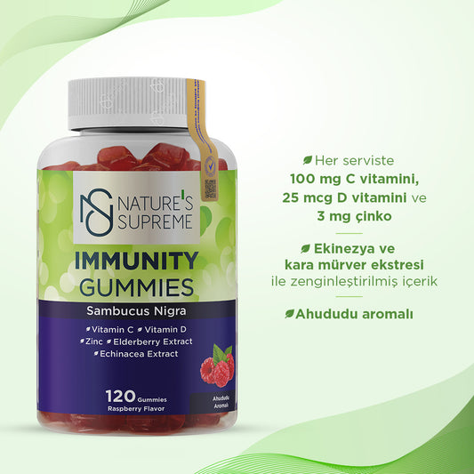 Nature's Supreme Immunity Gummies 120 Chewable