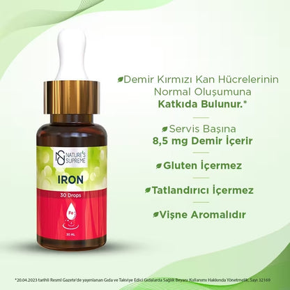 Nature's Supreme Iron 30 mL 2 Pack