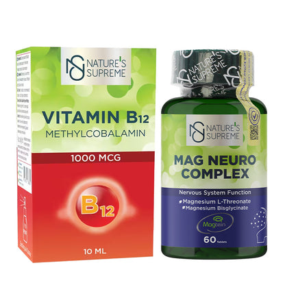 Nature's Supreme Mag Neuro Complex + B12 Bundle