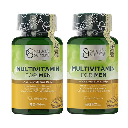 Nature's Supreme Multivitamin for Men 60 Capsules 2 Pack