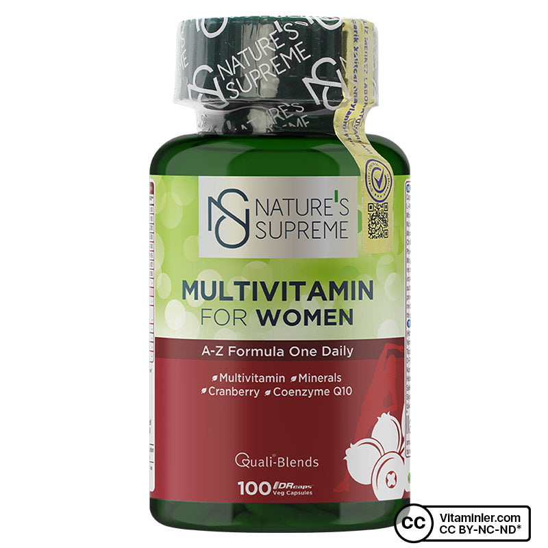 Nature's Supreme Multivitamin for Women 100 Capsules