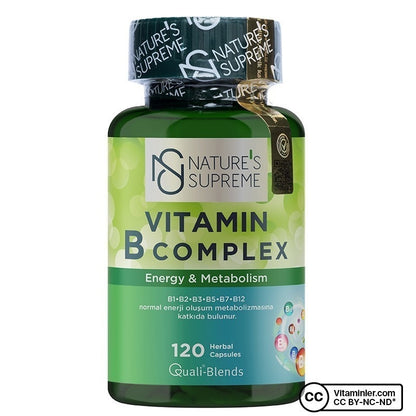 Nature's Supreme Vitamin B Complex 120 Capsules