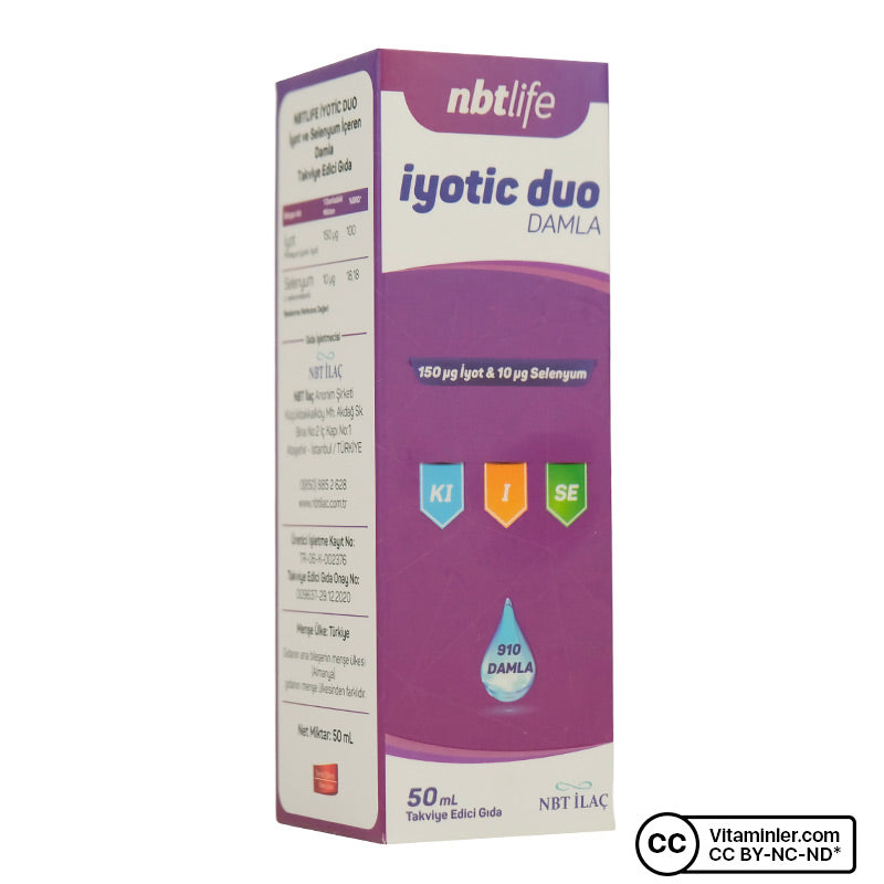 Nbt Life Iodine Duo Drops 50 mL
