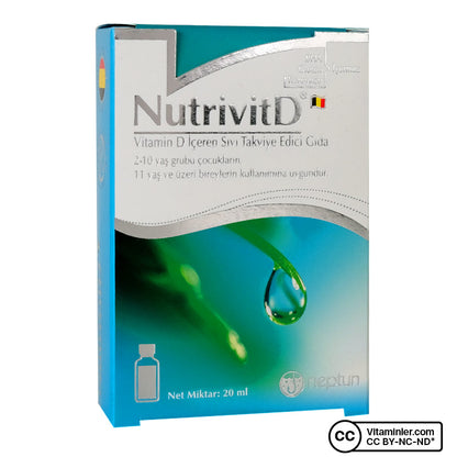 Neptun NutrivitD Vitamin D - 20 mL Drops