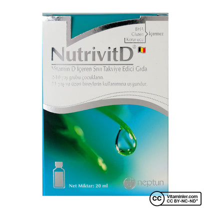 Neptun NutrivitD Vitamin D - 20 mL Drops